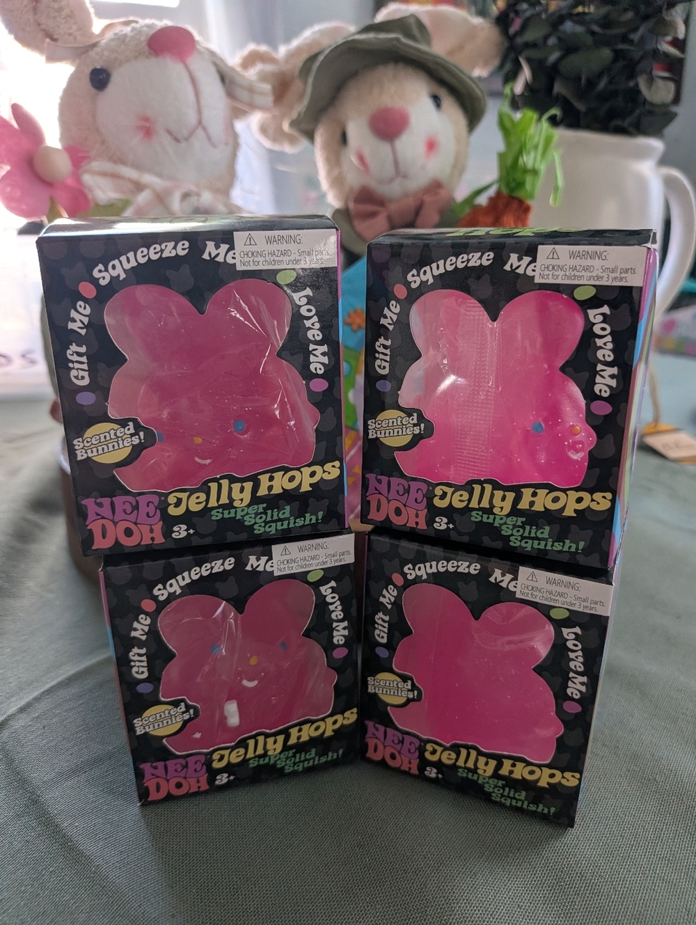 Pink Jelly Hops Scented Squishy Bunnies -